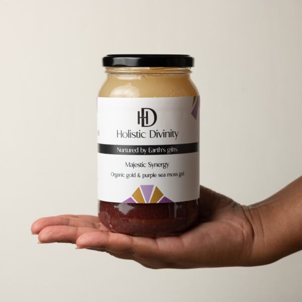 Majestic Synergy | Organic Gold & Purple Sea Moss | Holistic Divinity | 550ml
