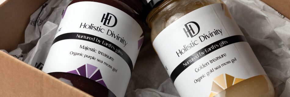 Holistic Divinity - Golden treasure and Majestic treasure in box with branded tissue paper