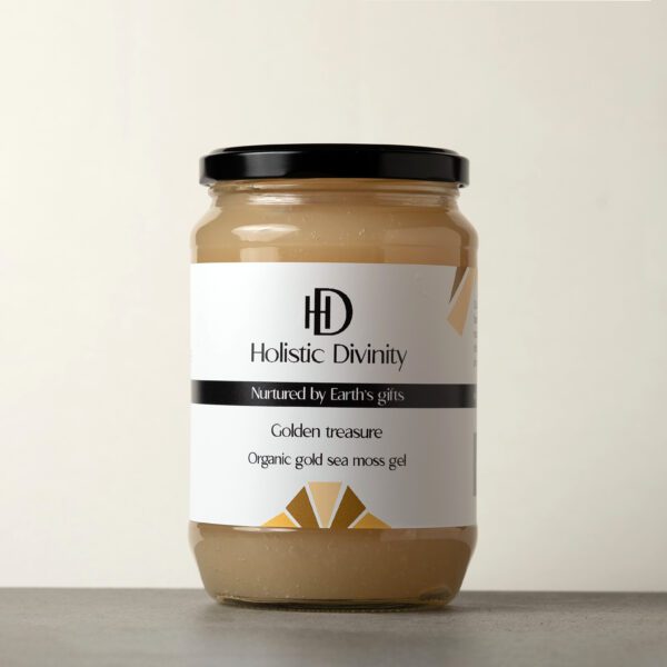 Golden Treasure | Organic Gold Sea Moss Gel | Holistic Divinity | 720ml