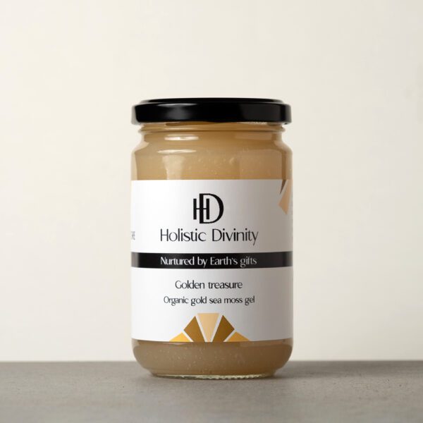 Golden Treasure | Organic Gold Sea Moss Gel | Holistic Divinity | 314ml
