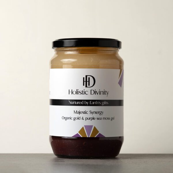 Majestic Synergy | Organic Gold & Purple Sea Moss Gel | Holistic Divinity | 720ml