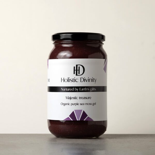 Majestic Treasure | Organic Purple Sea Moss Gel | Holistic Divinity | 550ml