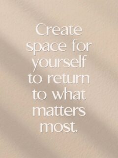 We all want joy, inner peace and a sense of contentment within our lives. Even though this looks different for each of us, it often starts with creating space to slow down, reflect, and reconnect with what truly matters.  Sometimes that starts with figuring out what brings you joy - trying new things, giving yourself new experiences and paying attention to what feels good. And once you're clear on what makes your life more fulfilling, allowing yourself to lean into that.  Save this as a reminder to create space for the things that nurture YOU. 🤎✨  #chooseyou #createspace #innerpeace💫 #whatbringsyoujoy #selffulfillment