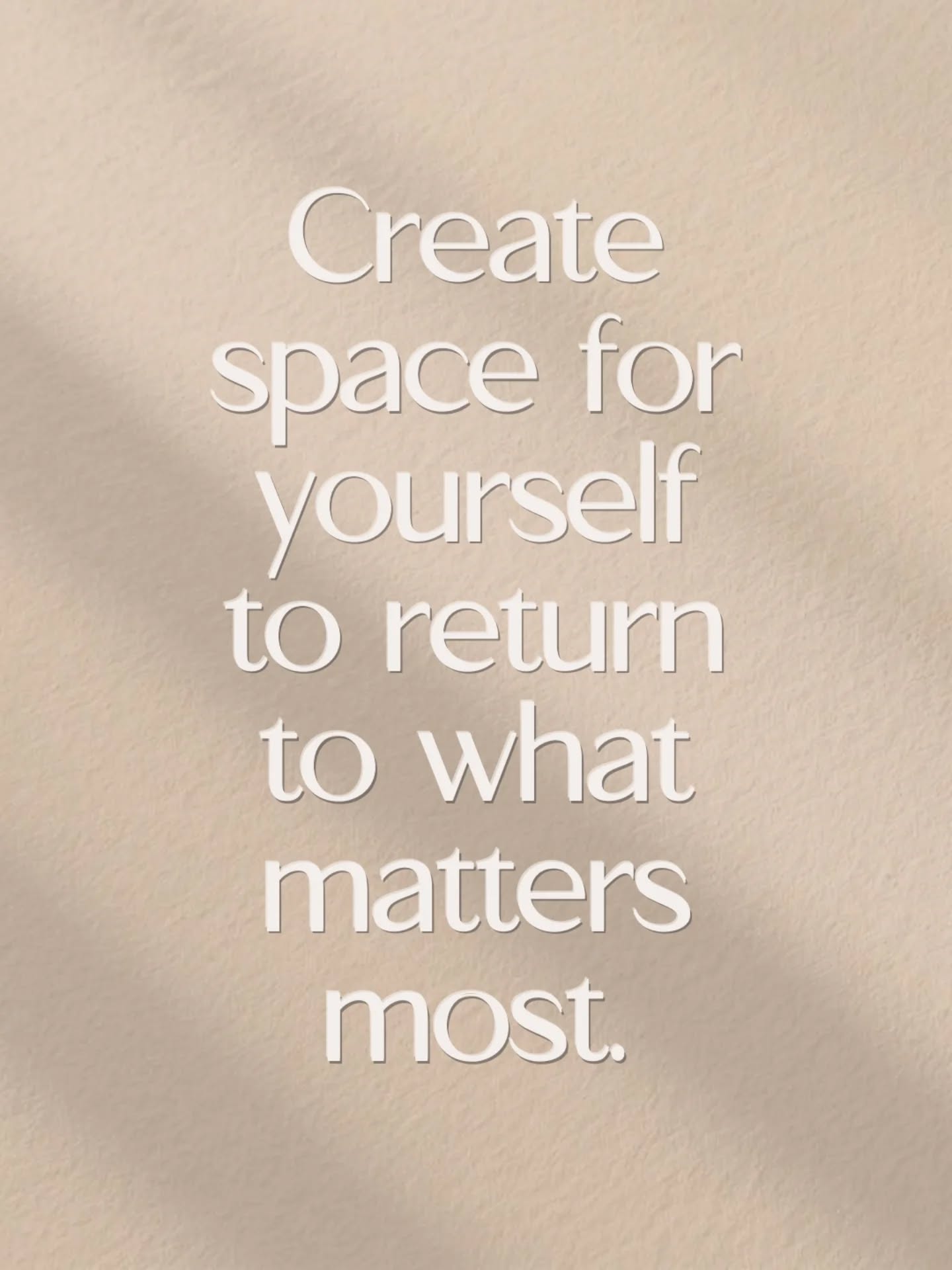 We all want joy, inner peace and a sense of contentment within our lives. Even though this looks different for each of us, it often starts with creating space to slow down, reflect, and reconnect with what truly matters.  Sometimes that starts with figuring out what brings you joy - trying new things, giving yourself new experiences and paying attention to what feels good. And once you're clear on what makes your life more fulfilling, allowing yourself to lean into that.  Save this as a reminder to create space for the things that nurture YOU. 🤎✨  #chooseyou #createspace #innerpeace💫 #whatbringsyoujoy #selffulfillment